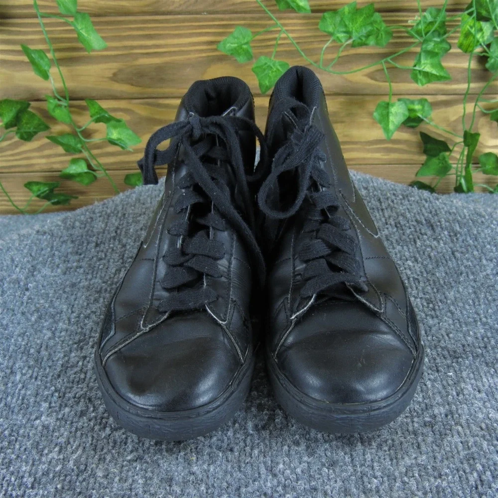 Nike Sneaker SB Blazer Mid Boys Y 3 Medium Athletic Black‎ Leather Lace Up
